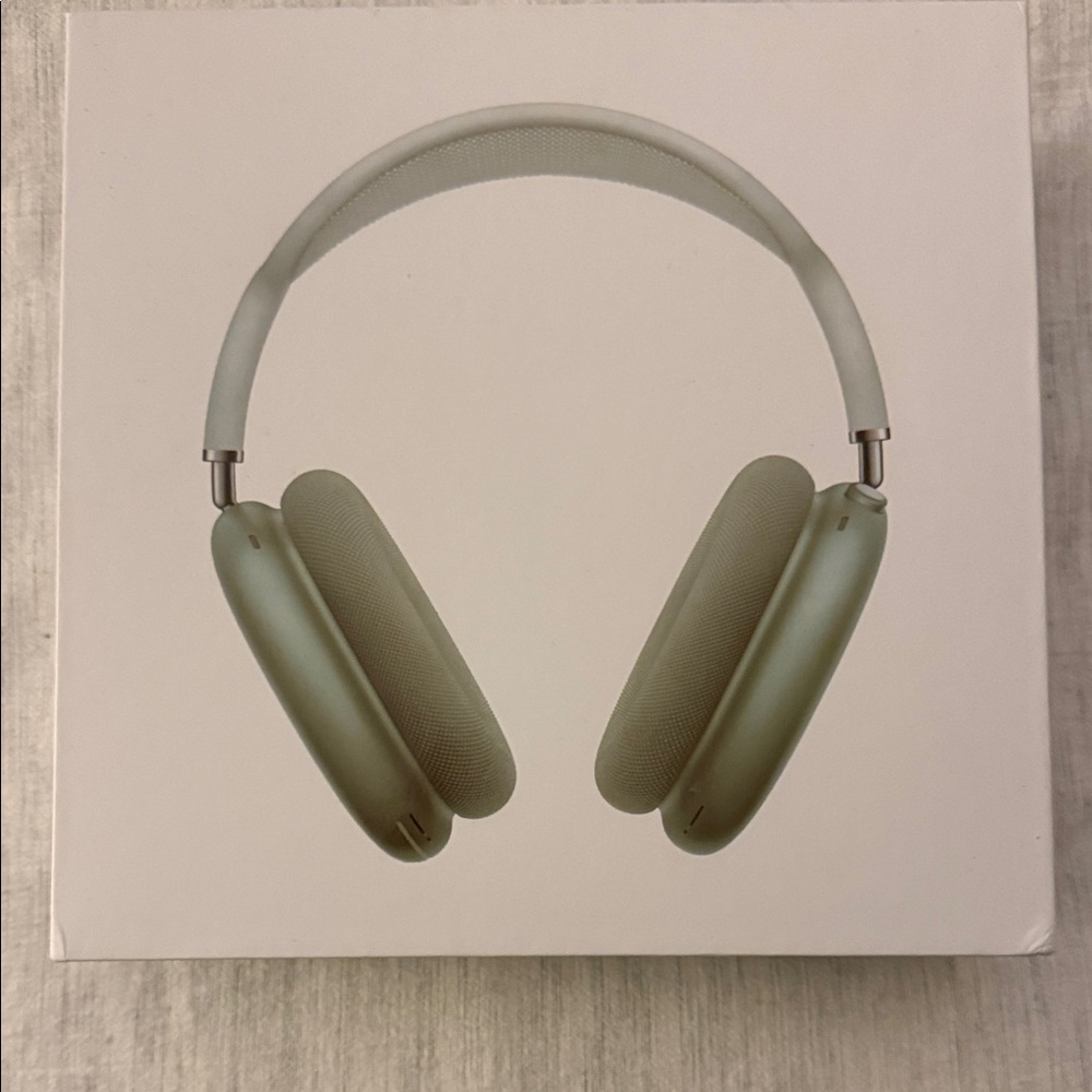 Green headphones